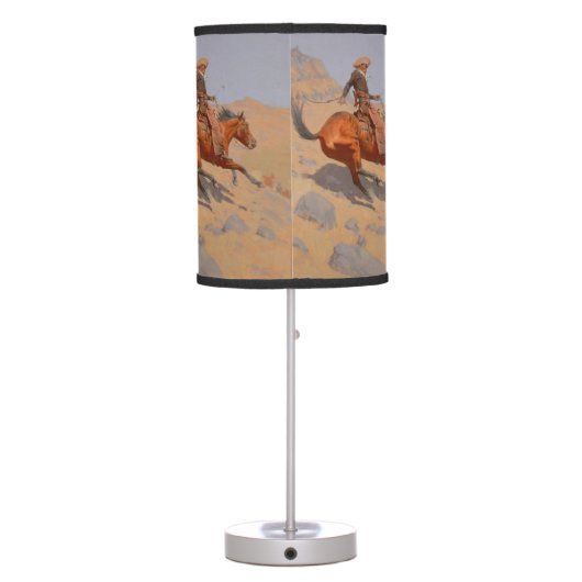 Frederic Remington - The Cowboy Table Lamp (Back)