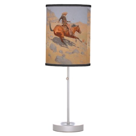 Frederic Remington - The Cowboy Table Lamp