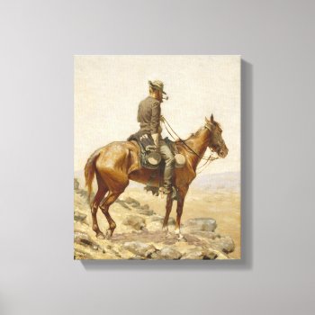 Frederic Remington - The Lookout Canvas Print by masterpiece_museum at Zazzle
