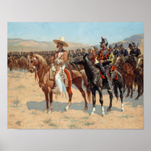 Frederic Remington - The Mexican Major Poster