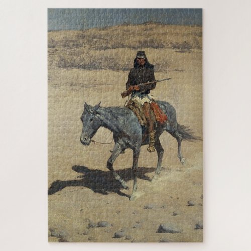 Frederic Remington Western Art Apache Scout Jigsaw Puzzle