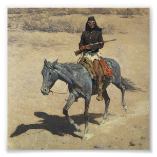 Frederic Remington Western Art “Apache Scout” Photo Print