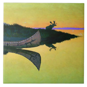 Frederic Remington Western Art “Coming To The Call Tile