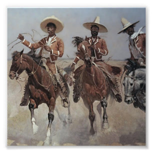 Frederic Remington Western Art “Mexican Riders” Photo Print