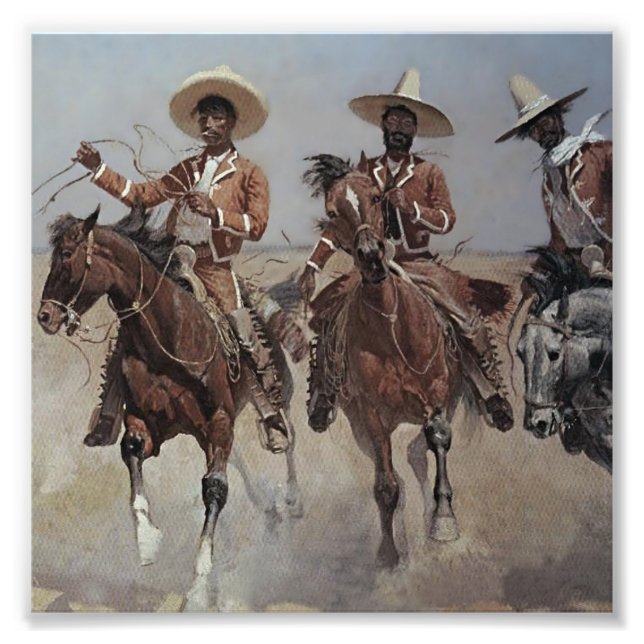 Frederic Remington Western Art “Mexican Riders” Photo Print (Front)