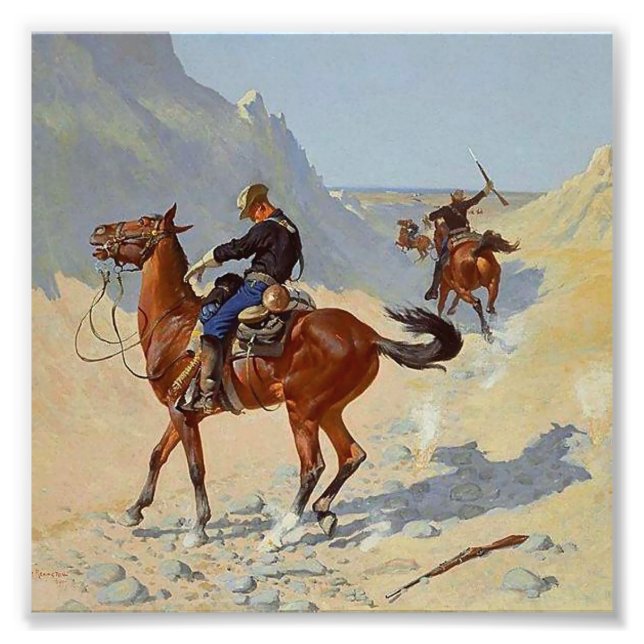 Frederic Remington Western Art “The Advance Guard” Photo Print (Front)