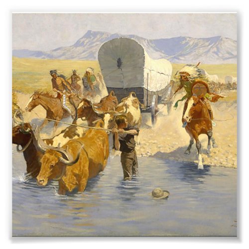 Frederic Remington Western Art The Emigrants Photo Print