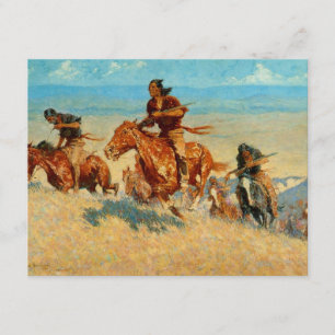 Frederic Remington's The Buffalo Runners (1909) Invitation