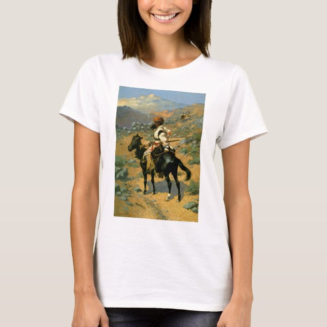 Frederic Remington's The Indian Trapper (1889) T-Shirt (Front)