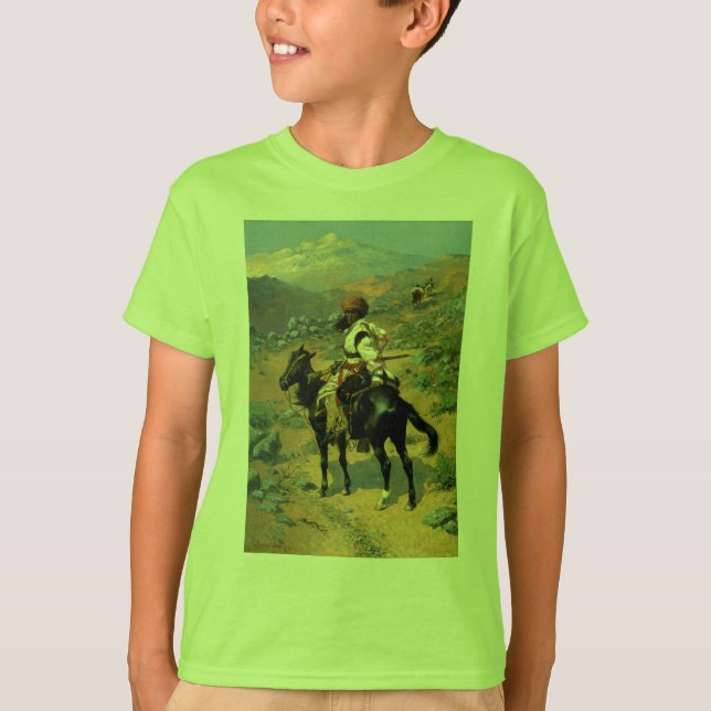 Frederic Remington's The Indian Trapper (1889) T-Shirt (Front)