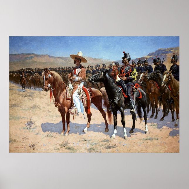 Frederic Remington's The Mexican Major (1889) Poster (Front)
