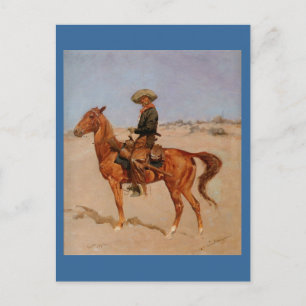 Frederic Remington's The Puncher (1895) Postcard