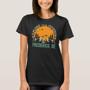 Frederica, Delaware - Explore The Outdoors Premium T-Shirt