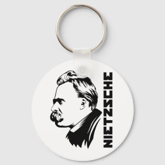 Frederich Nietzsche Portrait Keychain