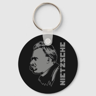 Frederich Nietzsche Portrait Keychain