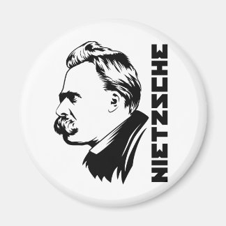 Frederich Nietzsche Portrait Magnet