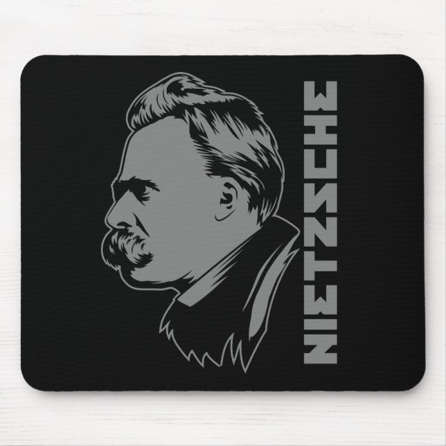 Frederich Nietzsche Portrait Mousepad (Front)