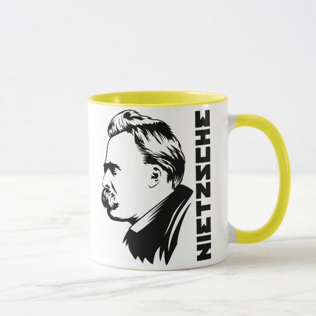 Frederich Nietzsche Portrait Mug (Right)
