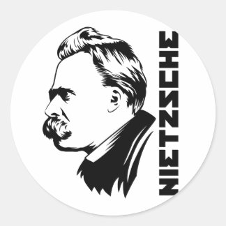 Frederich Nietzsche Portrait Sticker