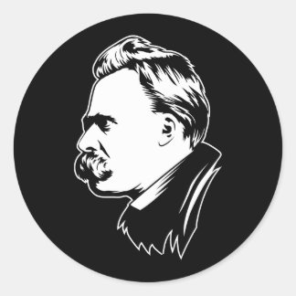 Frederich Nietzsche Portrait Sticker