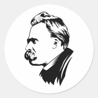 Frederich Nietzsche Portrait Sticker