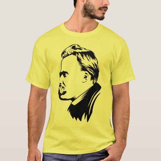 Frederich Nietzsche Portrait T-Shirt (Front)