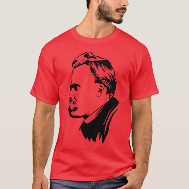 Frederich Nietzsche Portrait T-Shirt (Front)