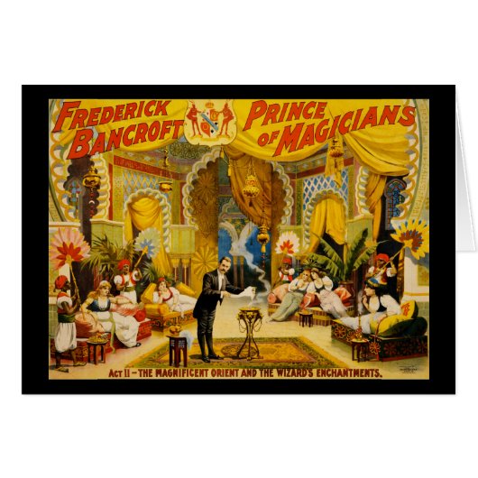 Frederick Bancroft prince of magicians Cards (Front Horizontal)