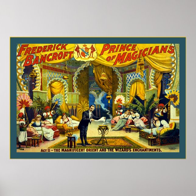 Frederick Bancroft, Prince of Magicians Poster (Front)