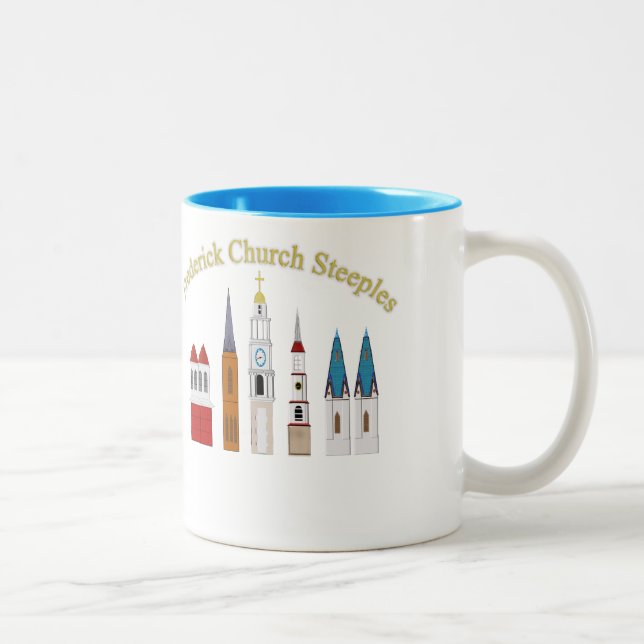 Frederick Church Steeples Two-Tone Coffee Mug (Right)