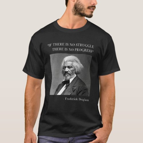 Frederick Douglass Black History Melanin T_Shirt