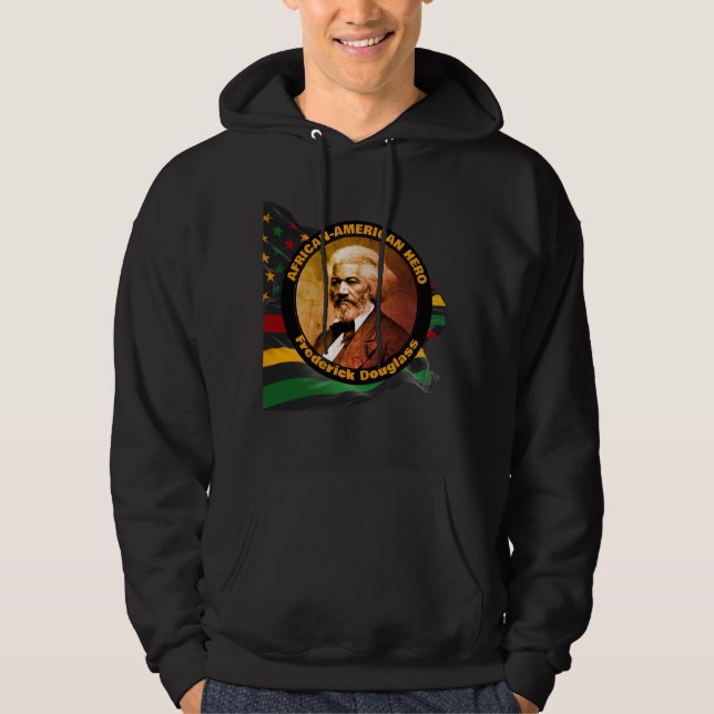 FREDERICK DOUGLASS Black History Month  Hoodie (Front)