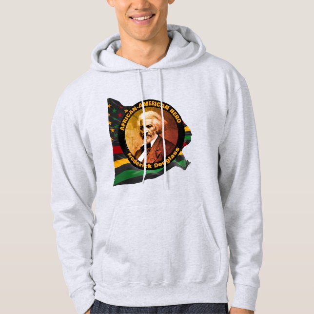 FREDERICK DOUGLASS Black History Month  Hoodie (Front)
