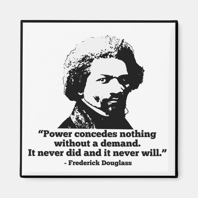 Frederick Douglass magnet (Front)