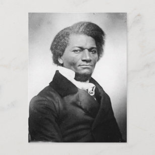 Frederick Douglass Portrait  ~ 1847 Postcard