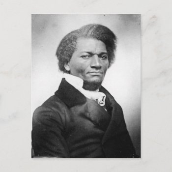 Frederick Douglass Portrait  ~ 1847 Postcard by fotoshoppe at Zazzle