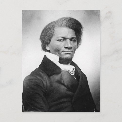 Frederick Douglass Portrait   1847 Postcard