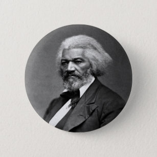 Frederick Douglass Portrait by George K. Warren Button