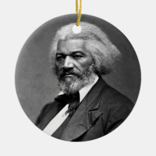 Frederick Douglass Portrait by George K. Warren Ceramic Ornament
