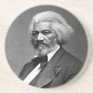 Frederick Douglass Portrait by George K. Warren Drink Coaster