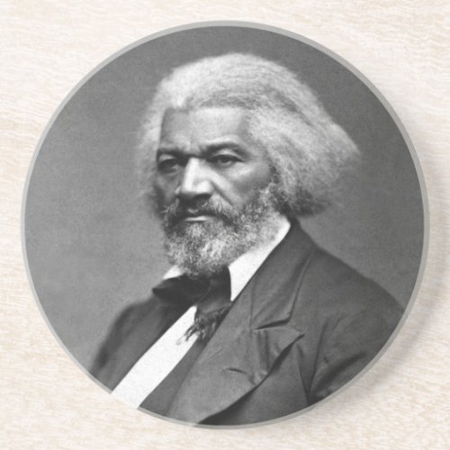 Frederick Douglass Portrait by George K Warren Drink Coaster