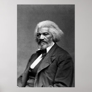 Frederick Douglass Portrait by George K. Warren Poster