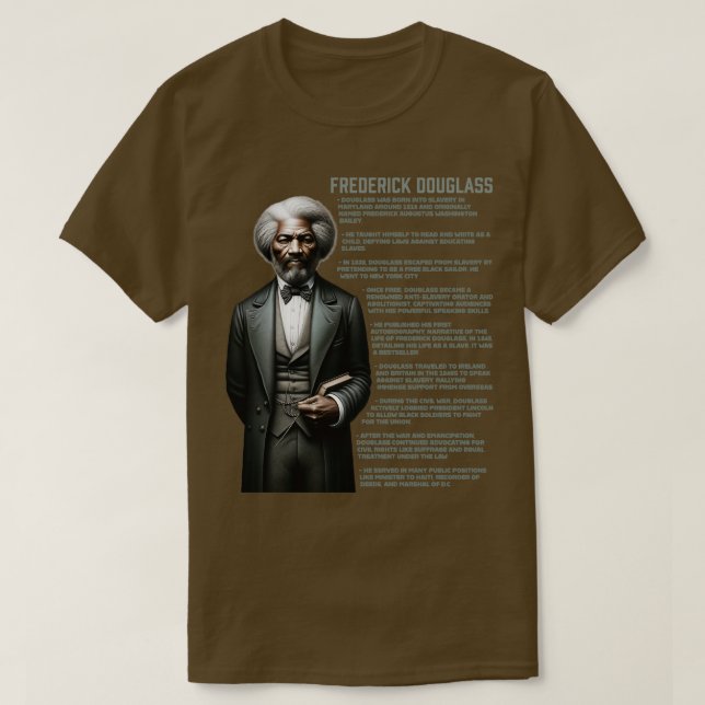 Frederick Douglass T-Shirt (Design Front)