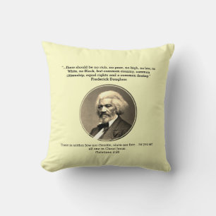 FREDERICK DOUGLASS THROW PILLOW