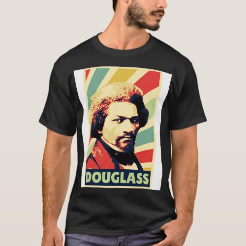 Frederick Douglass Vintage Colors T_Shirt