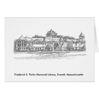 Frederick E. Parlin Memorial Library Cards