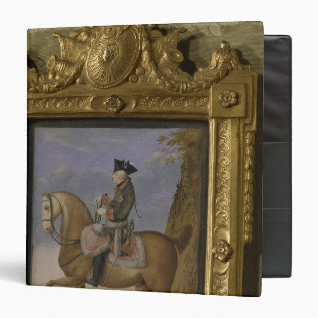Frederick II on horseback 3 Ring Binder (Front/Inside)