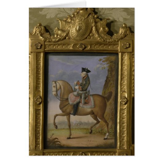 Frederick II on horseback Cards (Front)