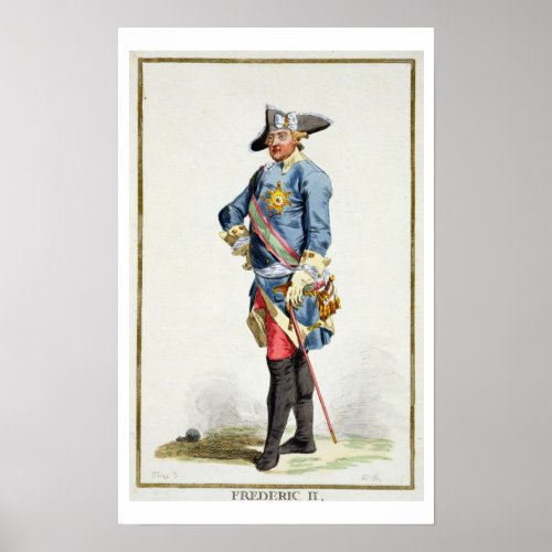 Frederick II the Great 1712_86 King of Prussia Poster