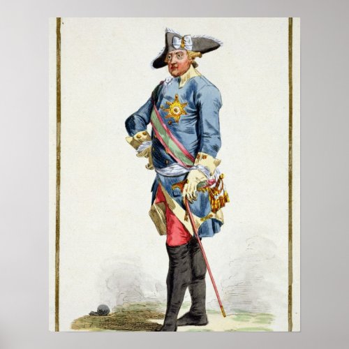 Frederick II the Great 1712_86 King of Prussia Poster